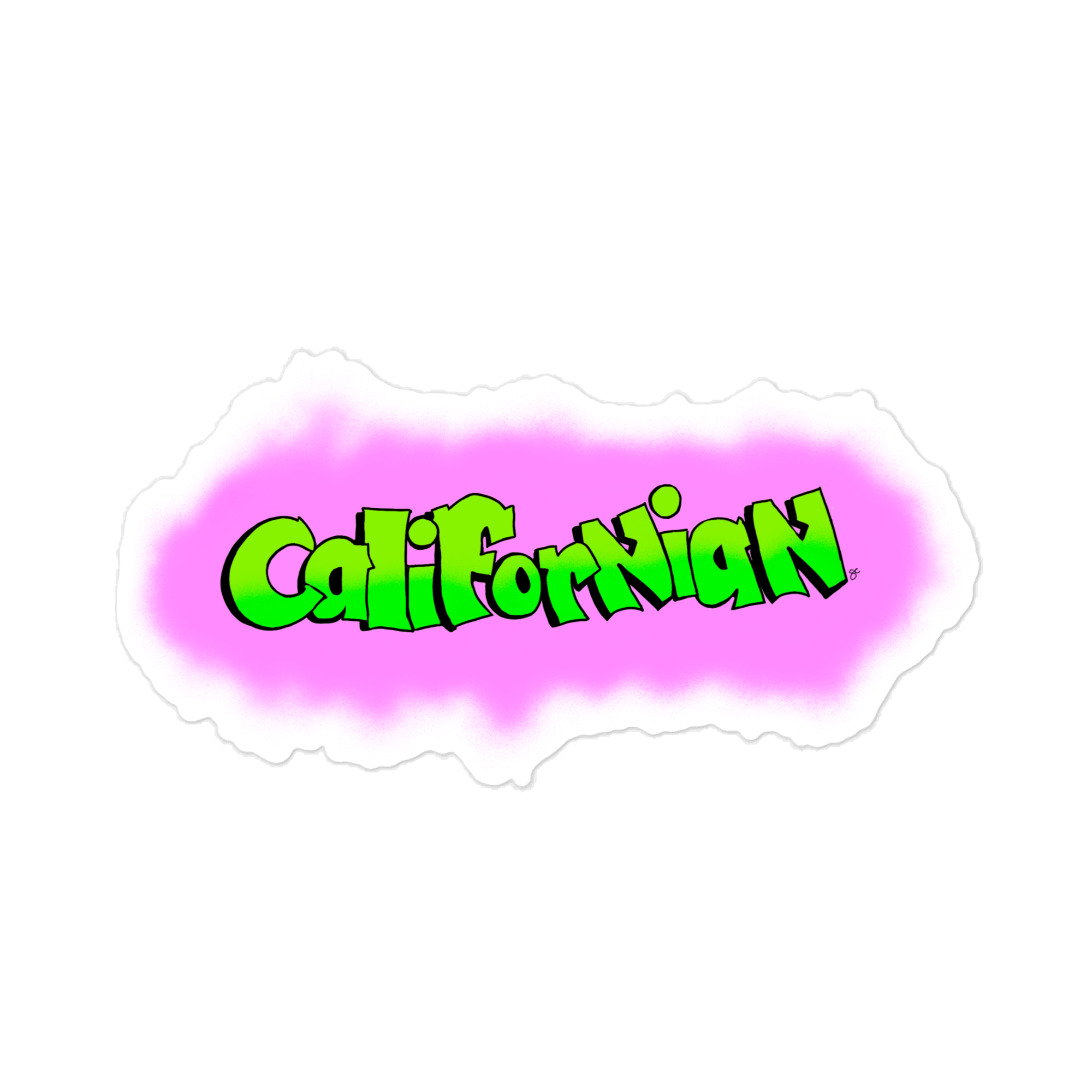 Californian Sticker Green